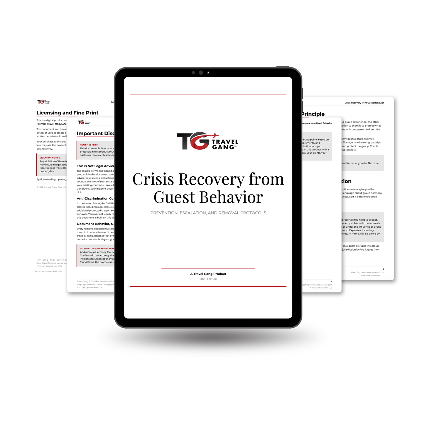 Crisis Recovery from Guest Behavior: Prevention, Escalation, and Removal Protocols