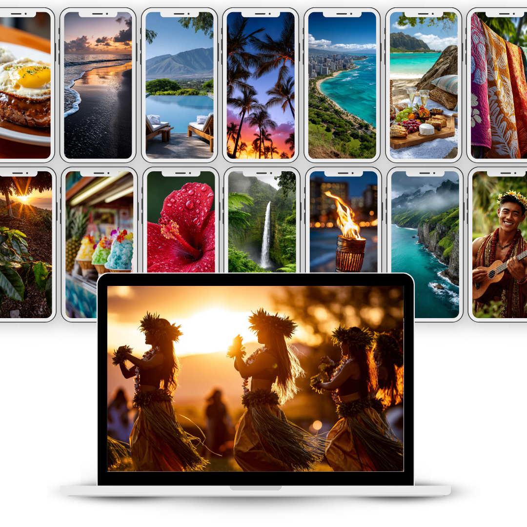 Hawaii Destination Vault - AI Images for Travel Agents