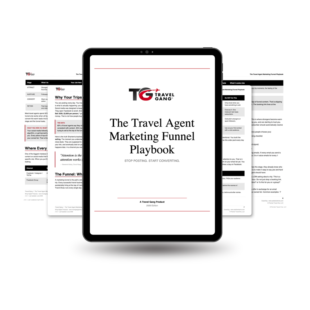 The Travel Agent Marketing Funnel Playbook