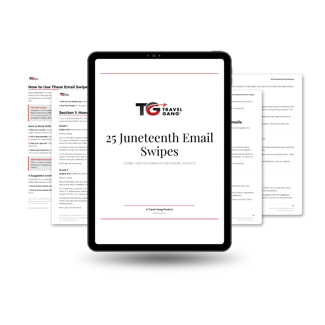 25 Juneteenth Email Swipes for Travel Agents | Copy, Paste, Send