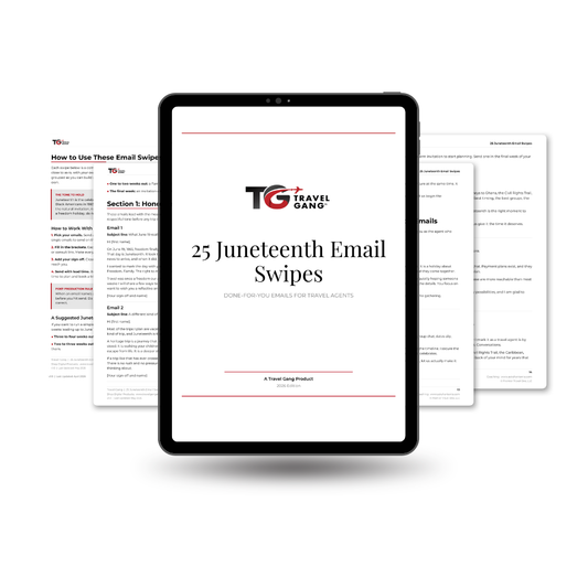 25 Juneteenth Email Swipes for Travel Agents | Copy, Paste, Send