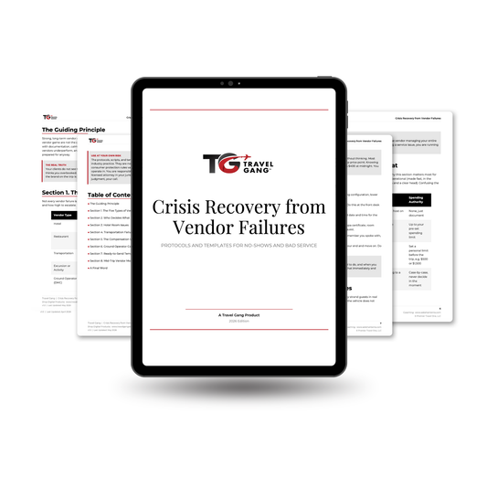 Crisis Recovery from Vendor Failures: Protocols and Templates for No-Shows and Bad Service