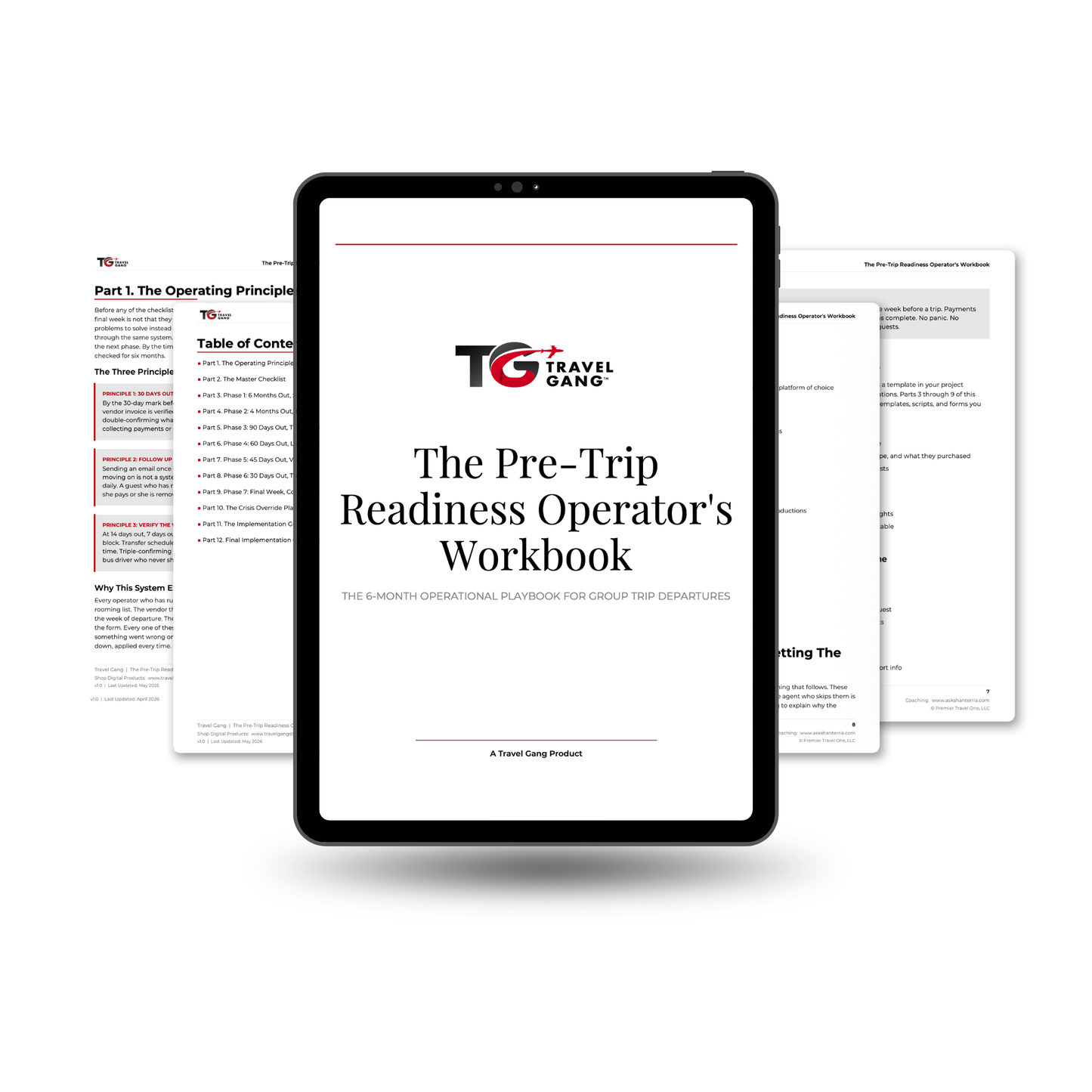 The Pre-Trip Readiness Operator's Workbook: The 6-Month Operational Playbook for Group Trip Departures