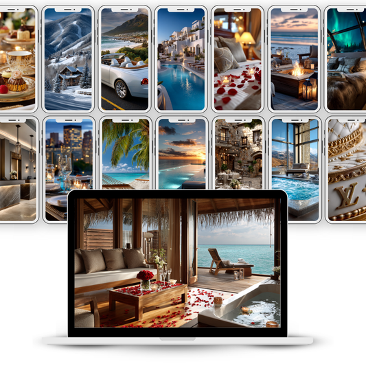 Luxury Vibes Destination Vault - AI Images for Travel Agents