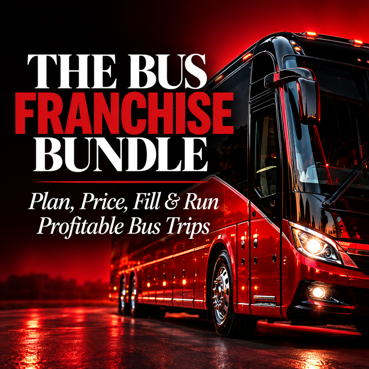The Bus Franchise Bundle: Plan, Price, Fill & Run Profitable Bus Trips