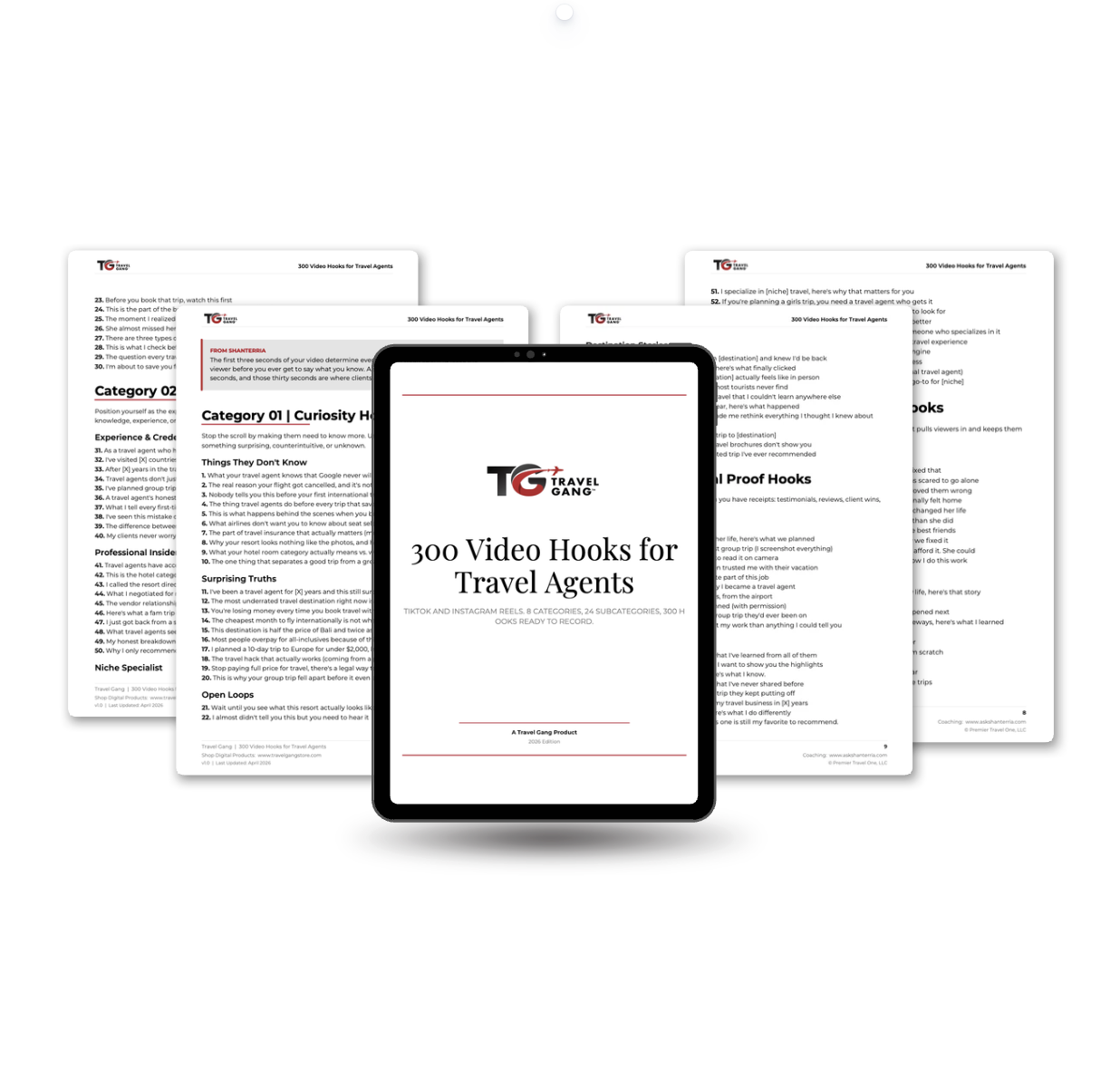 300 Video Hooks for Travel Agents: TikTok & Instagram Reels Swipe File