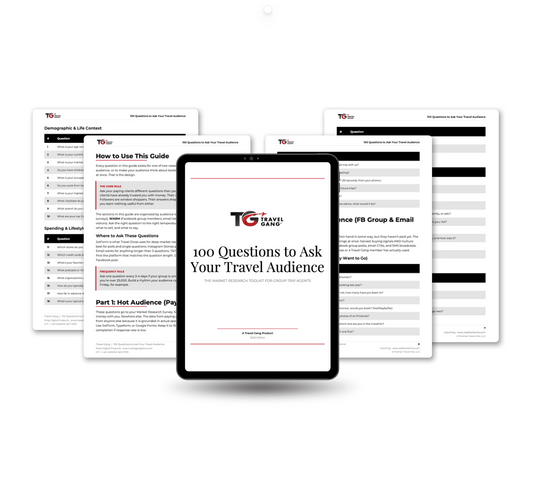 100 Questions to Ask Your Travel Audience