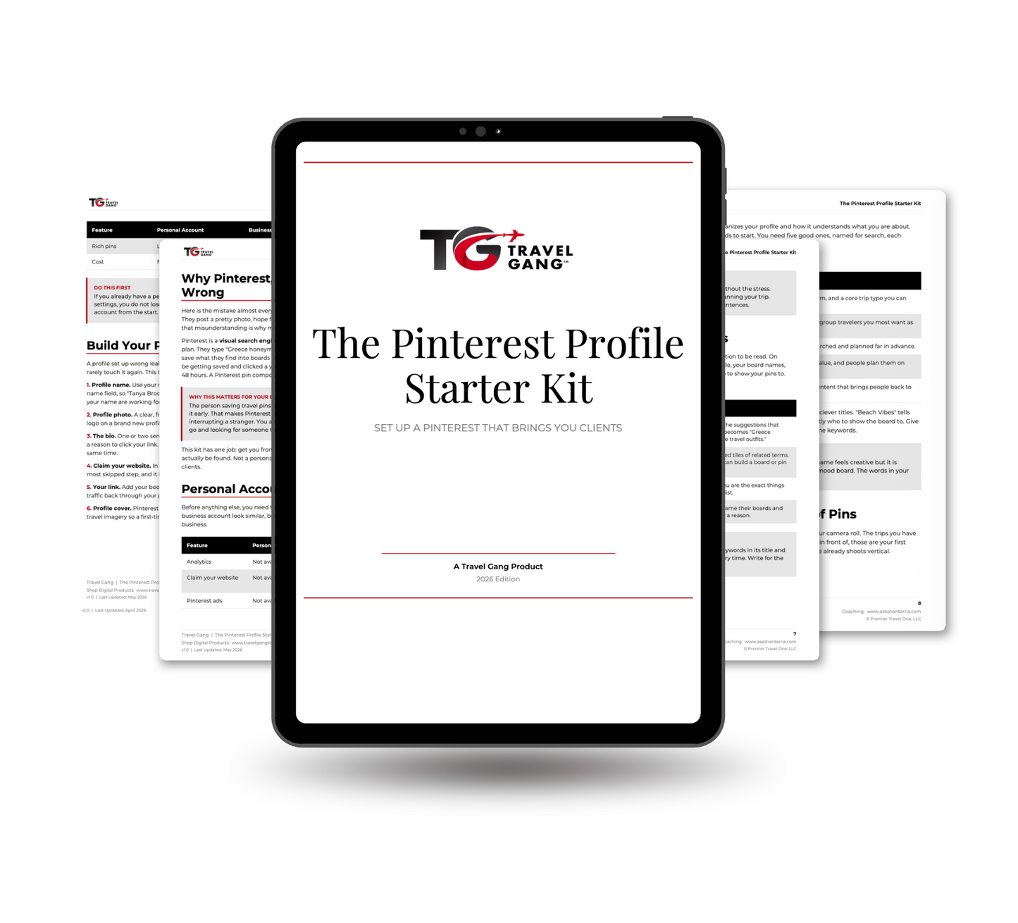 The Pinterest Profile Starter Kit — Set Up a Travel Agent Pinterest That Brings Clients