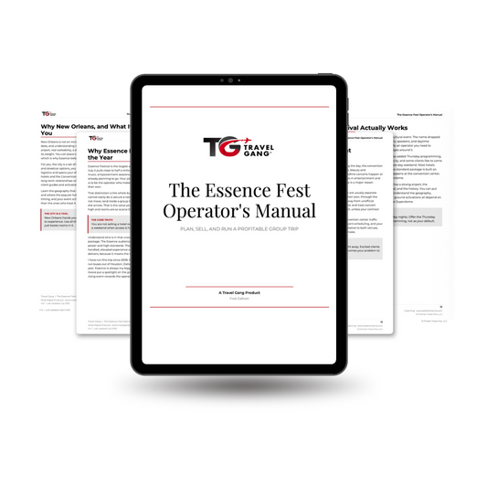 The Essence Fest Operator's Manual