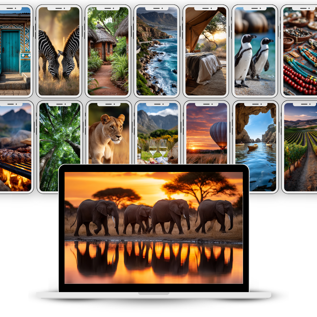South Africa Destination Vault - AI Images for Travel Agents