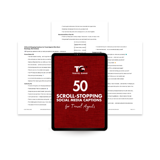 50 Scroll-Stopping Captions for Travel Agents