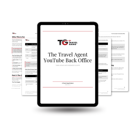 The Travel Agent YouTube Back Office: Turn Views Into Booked Clients