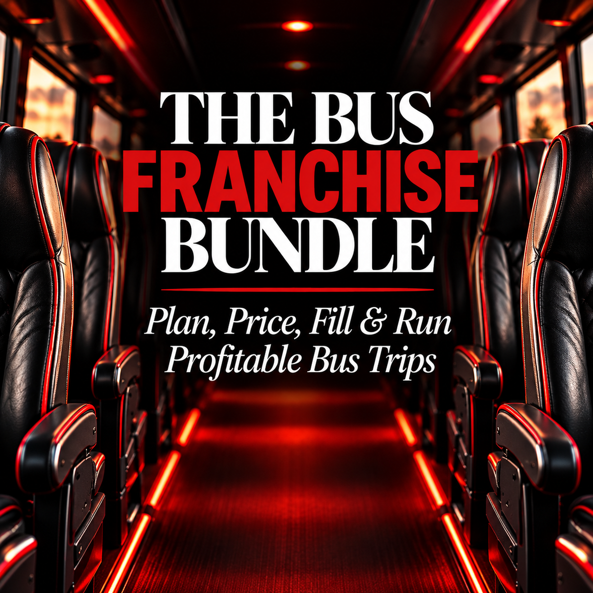 The Bus Franchise Bundle: Plan, Price, Fill & Run Profitable Bus Trips