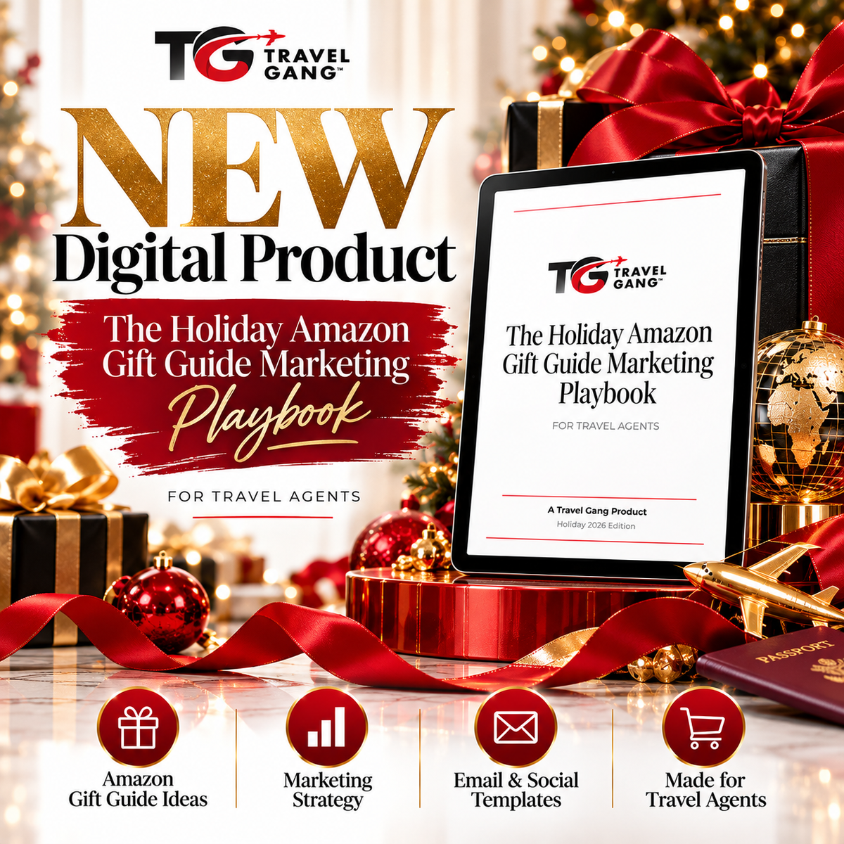 Holiday Amazon Gift Guide Playbook for Travel Agents